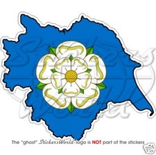 YORKSHIRE Landkarte-Flagge