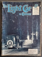 The light car - &, cyclecar