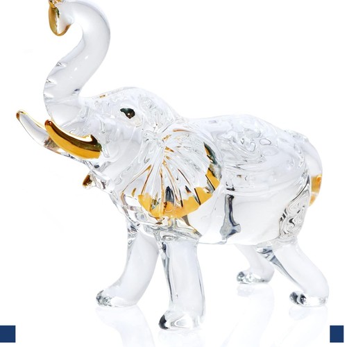 Handmade crystal elephant - crystal,
