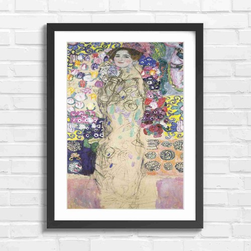 Art nouveau woman - nouveau, flowers