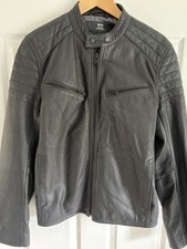 Superdry Leather Jacket - Large - Brand New/Unworn