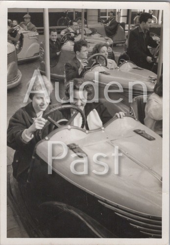 Women riding dodgem cars - riding,