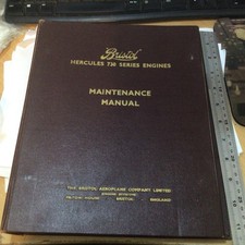 Bristol Hercules 730 Series Aero-engine Maintenance Manual 1952