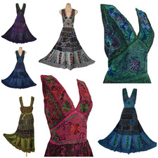 Plus Size Patchwork Dress Maxi