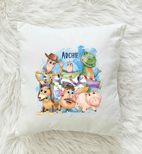 Personalised toy story cushion - story,