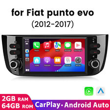 2+64G For Fiat Punto 2012-2017 Carplay Android Car Radio Stereo GPS SAT NAV Unit