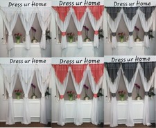 Ready made voile net curtain