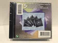Pack Of 5 Empty CD DVD Slim Small Cases  Pre-owned Sealed