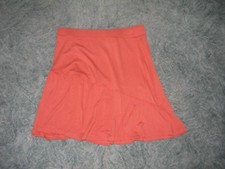 Tu Sainsburys Ladies Orange Stretch Short Mini Skirt Size 10