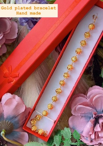 Carat gold plated bracelet - plated,