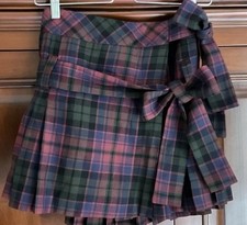 Vivienne Westwood  Red Label  Tie Ribbon Pleated Mini Skirt  Size 1  Fully Lined