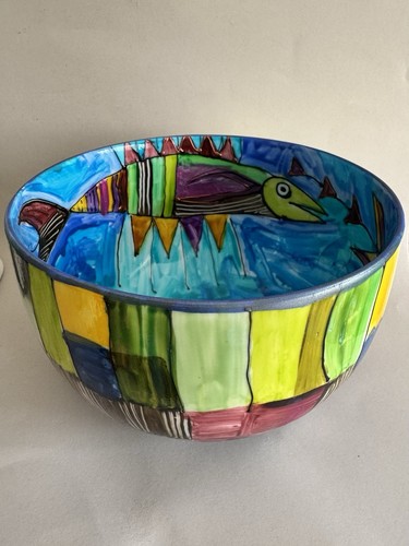 Gorgeous handpainted bowl with - gorgeous,