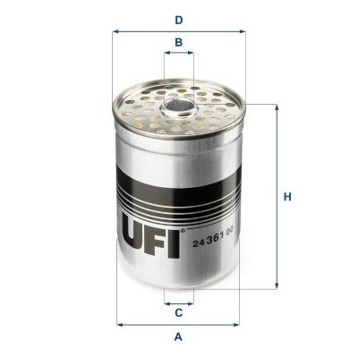 2436100 fuel filter ufi - fuel,