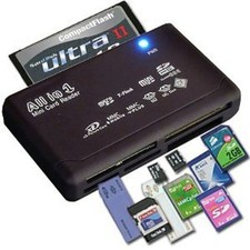 Memory Card Reader All in One 1 USB Adapter SD SDHC Mini Micro M2 MMC XD CF MS