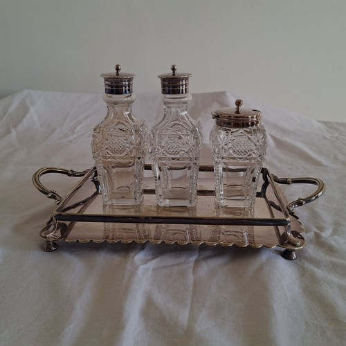 Vintage silver plated cut - vintage,