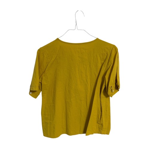 Small yellow embroidered short - yellow,