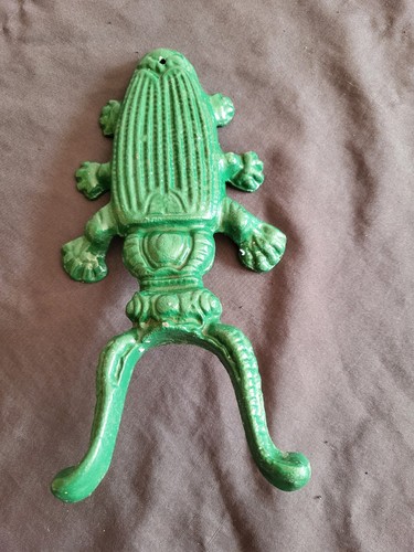 Vintage metal beetle boot - metal,