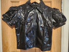 NEW PVC Blouse Shirt Top