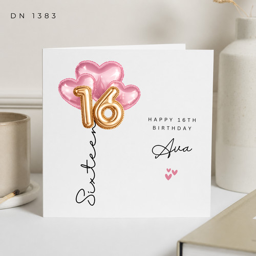 Personalised 16th birthday - personalised,