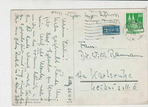 Germany 1949 heidelberg - 1949, cancel