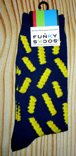 Mens funky socks - socks, fries