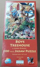Sunsout 300 Large Big Piece Jigsaw Puzzle BOYS TREE HOUSE 
