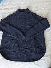 Joules Womens Oversize Jumper, Navy Blue, Size 16, With pockets