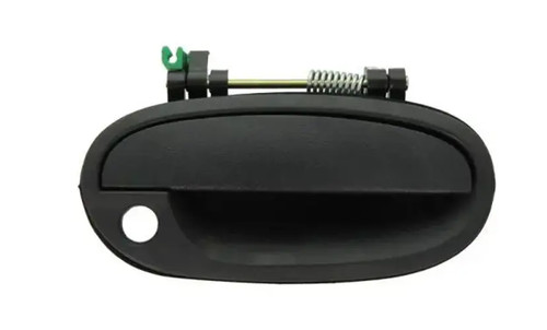 Door handle right front black - door,