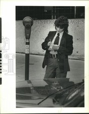 1987 Press Photo Houston meter