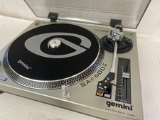 Gemini SA-600 Direct Drive Straight Arm direct drive turntable and cover
