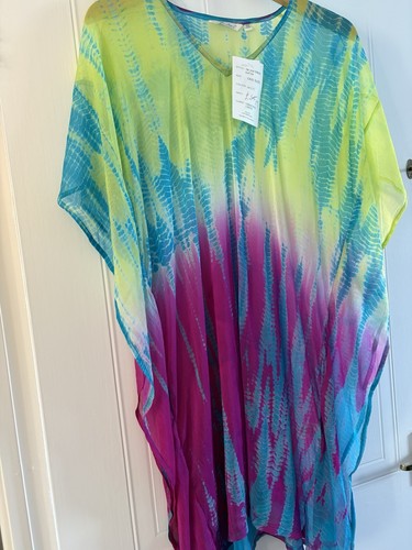 Beautiful kaftan swim coverup - kaftan,