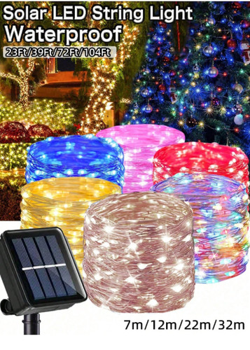 Solar string light lights - solar,