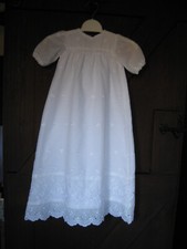 Christening gown with bonnet