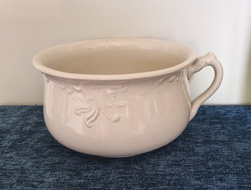 Antique white glazed chamber - ,