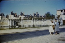 VINTAGE PHOTO SLIDE Two women
