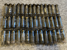42 x Vintage Tall 9-Pin Valves