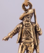 Antique 18k gilt silver - 18k,