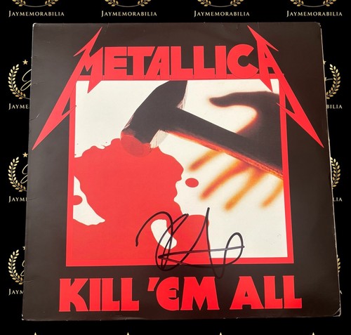 Signed kirk hammett - signed, metallica