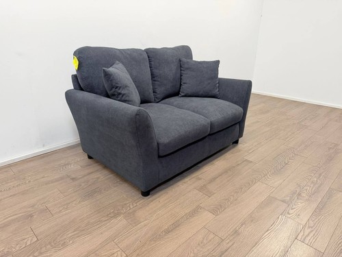Aleeza charcoal fabric - charcoal, 2