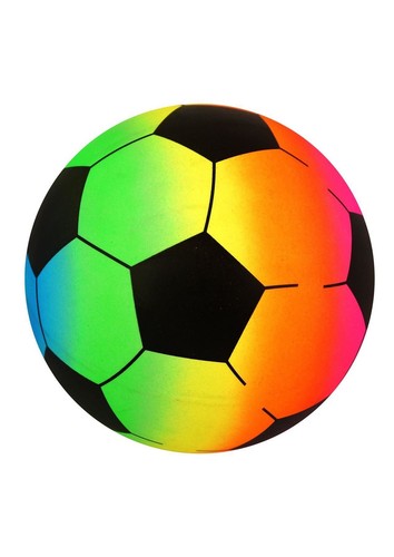 Rainbow football pvc - 6x,