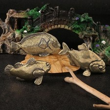 Brass Fish Statue Ornament