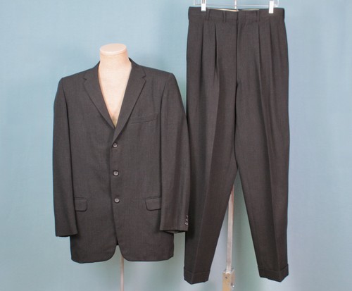 Men vtg 50s black pc - men's,
