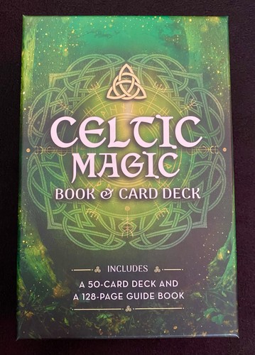 Celtic magic book and card - celtic,