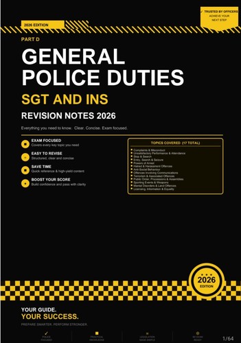 Police promotion notes - police,