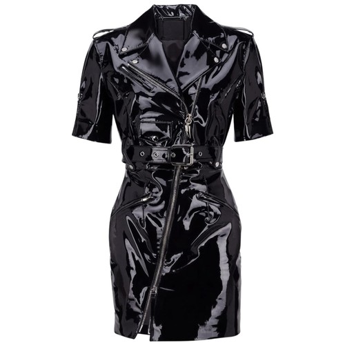 Womens pvc vinyl rain - womens, biker