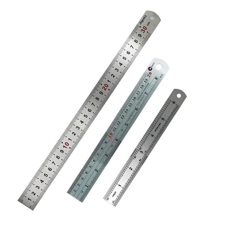 Double side metal ruler - double,