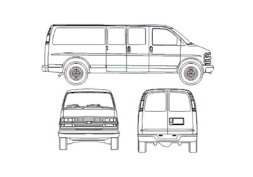 Photo blueprint chevrolet - a4,