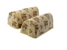 Floral Pair of Standard Round