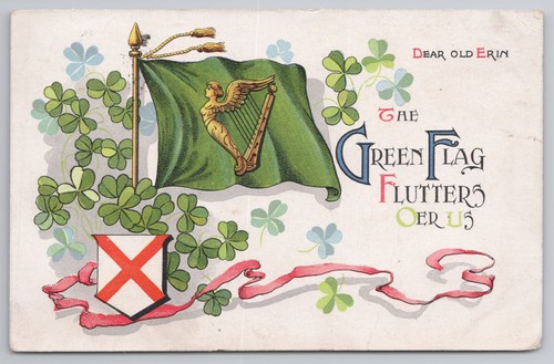Ww1 postcard antique ireland - ww1,