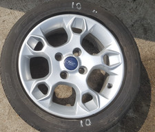 FORD FIESTA MK7  15" 5 SPOKE ZETEC ALLOY WHEEL 2008 - 2012 & Tyre